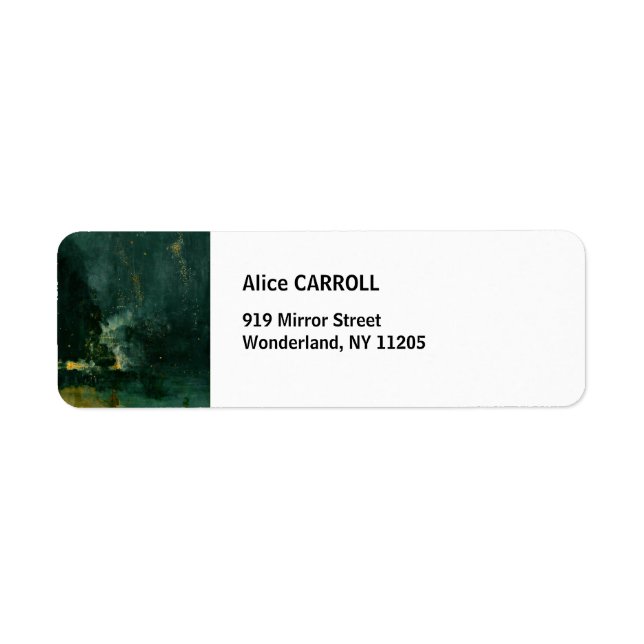 James Whistler - Nocturne in Black and Gold (Front)