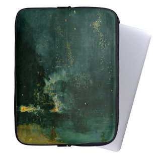 James Whistler - Nocturne in Black and Gold Laptop Sleeve
