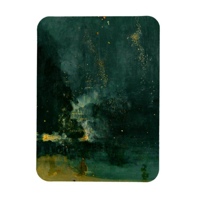 James Whistler - Nocturne in Black and Gold Magnet (Vertical)