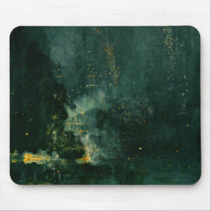 James Whistler - Nocturne in Black and Gold Mouse Mat