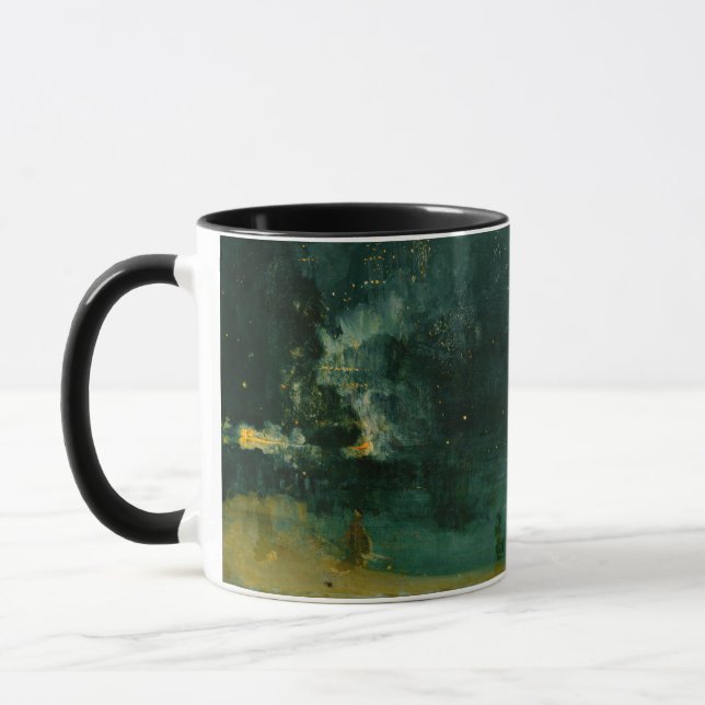 James Whistler - Nocturne in Black and Gold Mug (Left)