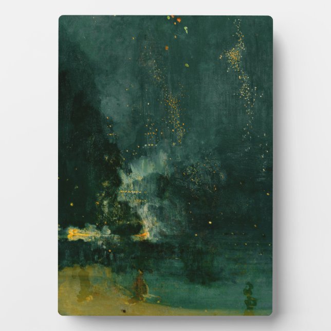 James Whistler - Nocturne in Black and Gold Plaque (Front)
