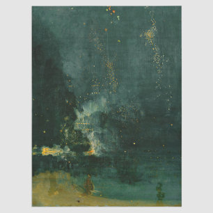 James Whistler - Nocturne in Black and Gold Tissue Paper