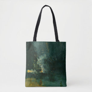 James Whistler - Nocturne in Black and Gold Tote Bag