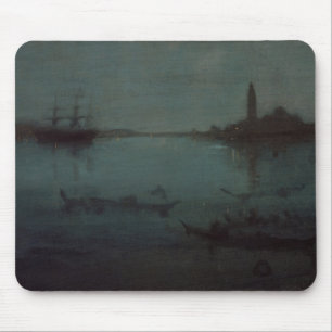 James Whistler - Nocturne: The Lagoon, Venice Mouse Mat