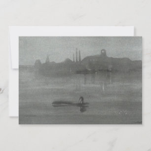 James Whistler - Nocturne: The Thames at Battersea Thank You Card
