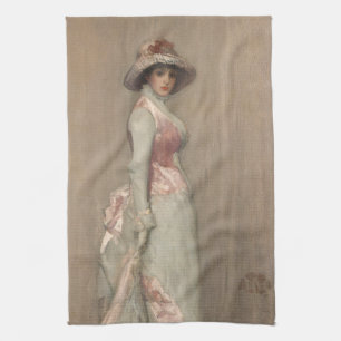 James Whistler - Portrait of Lady Meux Tea Towel