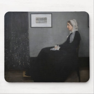 James Whistler - Portrait of the Artist's Mother Mouse Mat