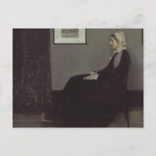 James Whistler - Portrait of the Artist's Mother Postcard