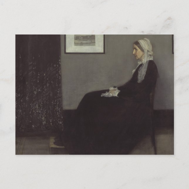 James Whistler - Portrait of the Artist's Mother Postcard (Front)
