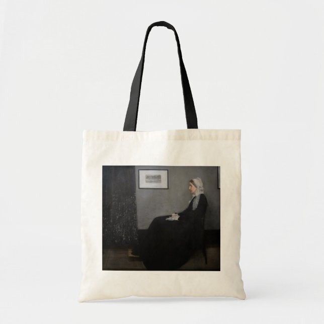 James Whistler - Portrait of the Artist's Mother Tote Bag (Front)