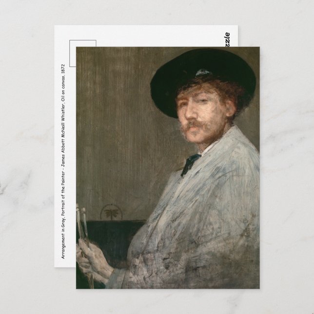 James Whistler - Portrait of the Painter Postcard (Front/Back)
