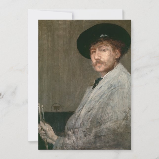 James Whistler - Portrait of the Painter Thank You Card (Front)