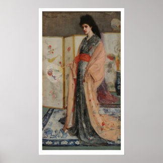 James Whistler-Princess from the Land of Porcelain Poster