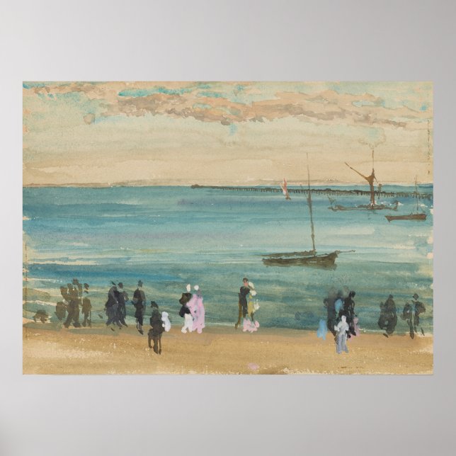 James Whistler - Southend Pier Poster (Front)