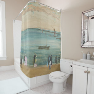 James Whistler - Southend Pier Shower Curtain