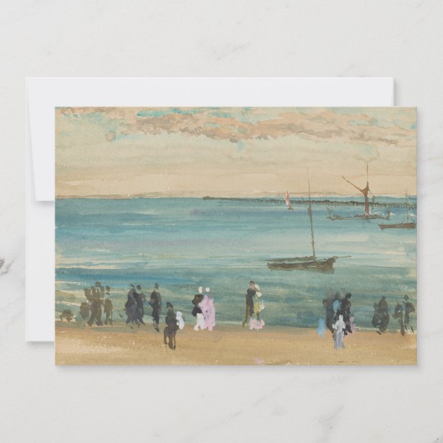 James Whistler - Southend Pier Thank You Card (Front)