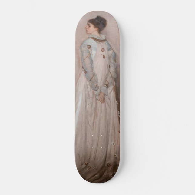 James Whistler - Symphony in Flesh Color and Pink Skateboard (Front)