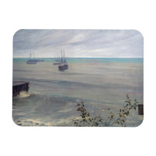James Whistler - Symphony in Grey and Green Magnet