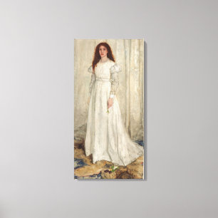 James Whistler - Symphony in White No. 1 Canvas Print