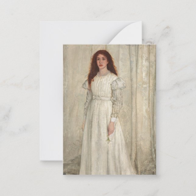 James Whistler - Symphony in White No. 1 Card (Front)