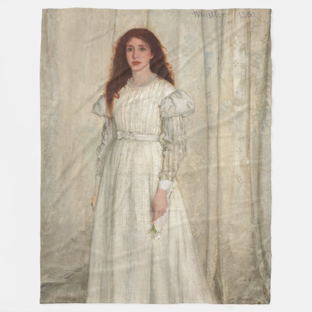 James Whistler - Symphony in White No. 1 Fleece Blanket (Front)