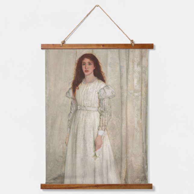James Whistler - Symphony in White No. 1 Hanging Tapestry (Front)