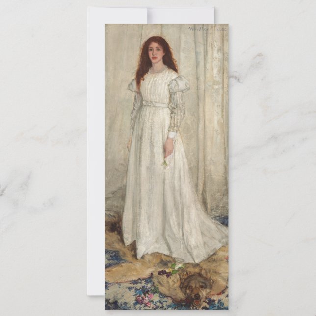 James Whistler - Symphony in White No. 1 Invitation (Front)