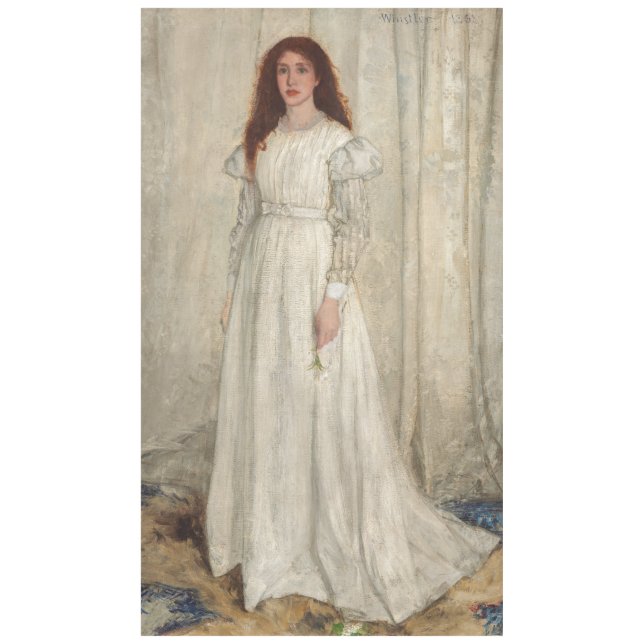 James Whistler - Symphony in White No. 1 Tablecloth (Front)