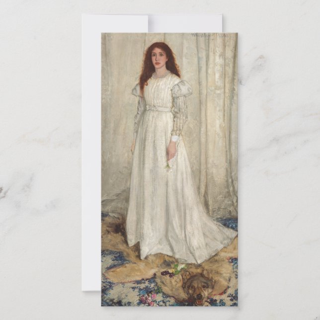 James Whistler - Symphony in White No. 1 Thank You Card (Front)
