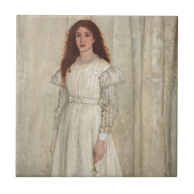 James Whistler - Symphony in White No. 1 Tile (Front)