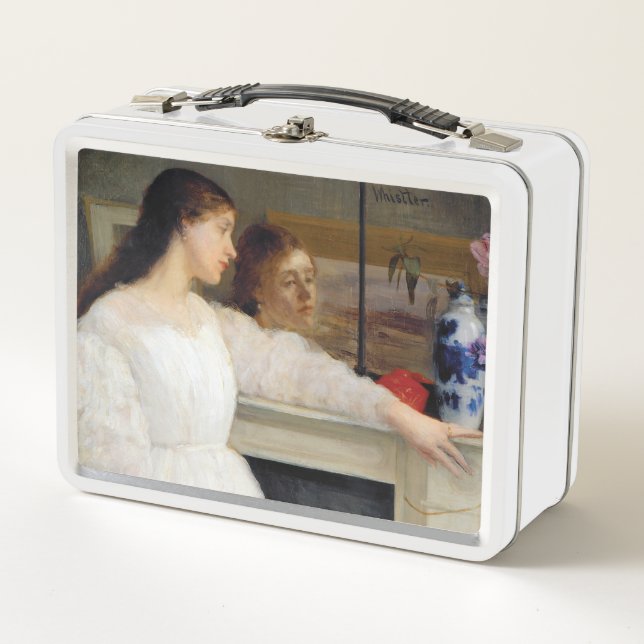 James Whistler - Symphony in White No. 2 Metal Lunch Box (Front)