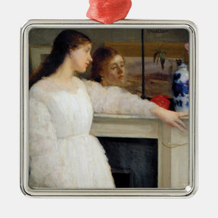 James Whistler - Symphony in White No. 2 Metal Tree Decoration