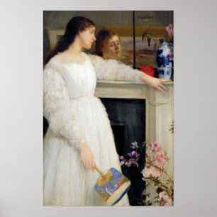 James Whistler - Symphony in White No. 2 Poster