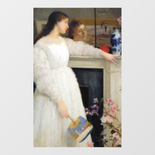 James Whistler - Symphony in White No. 2 Window Cling
