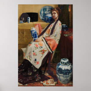 James Whistler - The Lange Leizen of the Six Marks Poster