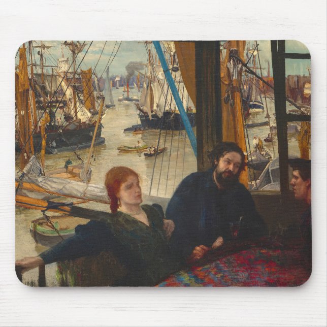 James Whistler - Wapping Mouse Mat (Front)