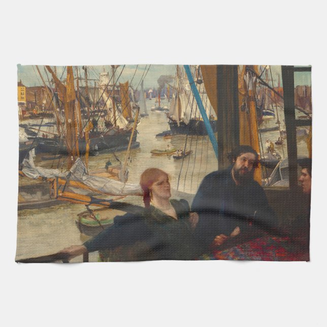 James Whistler - Wapping Tea Towel (Horizontal)