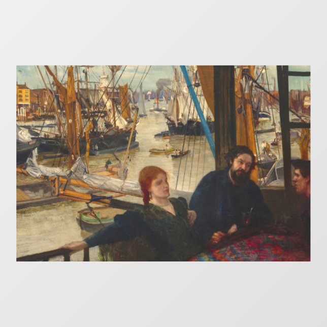 James Whistler - Wapping Window Cling (Sheet)