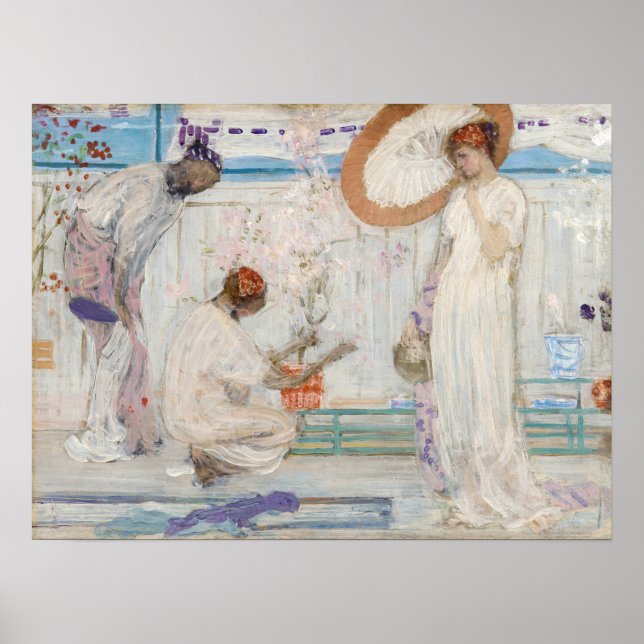 James Whistler - White Symphony, Three Girls Poster (Front)