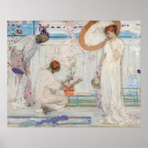 James Whistler - White Symphony, Three Girls Poster