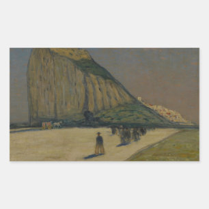 James Wilson Morrice - Gibraltar Rectangular Sticker