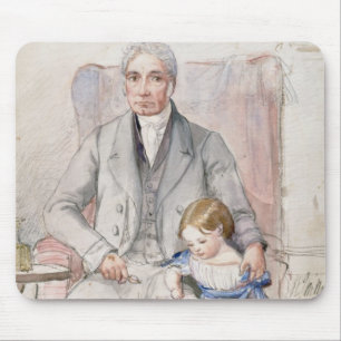 James Wyatt with his Grandaughter Mary, Oldest Chi Mouse Mat