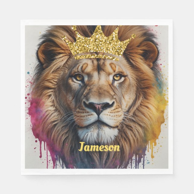 Jameson Birthday Napkin (Front)