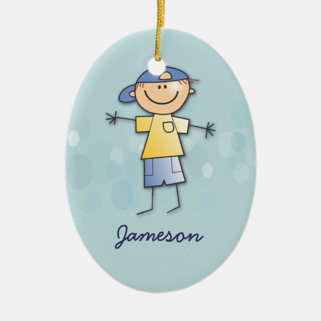 Jameson's room ceramic tree decoration (Front)