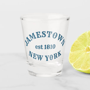 Jamestown, New York Shot Glass