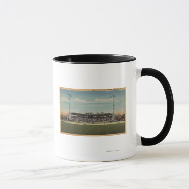 Jamestown, NY - Municipal Baseball Stadium Mug (Right)