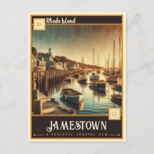 Jamestown, Rhode Island Vintage Postcard