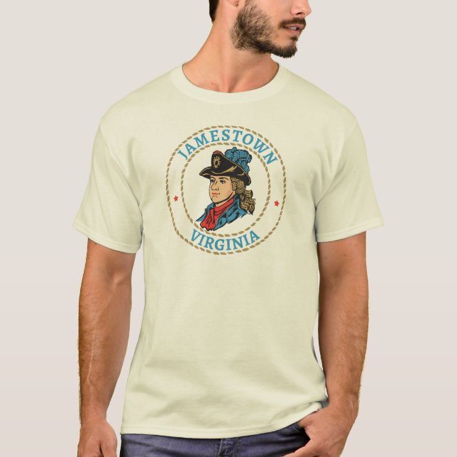 Jamestown Virginia Colonial T-Shirt (Front)