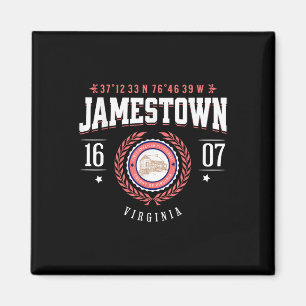 Jamestown Virginia Colony Rustic Souvenir Revoluti Magnet